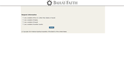 Desktop Screenshot of contact.bahai.us