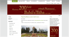 Desktop Screenshot of praha.bahai.cz