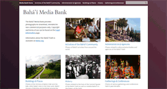 Desktop Screenshot of media.bahai.org