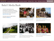 Tablet Screenshot of media.bahai.org