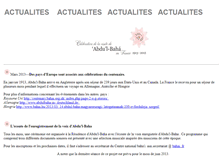 Tablet Screenshot of celebrations2011-2013.bahai.fr