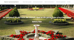 Desktop Screenshot of bonn.bahai.de