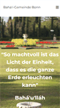 Mobile Screenshot of bonn.bahai.de
