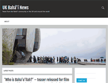 Tablet Screenshot of news.bahai.org.uk