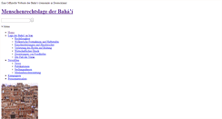 Desktop Screenshot of iran.bahai.de