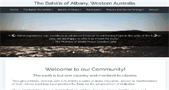 Desktop Screenshot of albany.wa.bahai.org.au