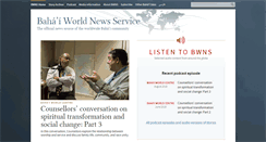 Desktop Screenshot of news.bahai.org