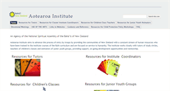 Desktop Screenshot of aotearoa-institute.bahai.org.nz