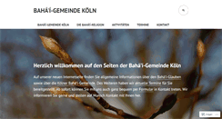 Desktop Screenshot of koeln.bahai.de