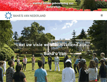 Tablet Screenshot of amsterdam.bahai.nl